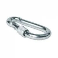 Карабин винтовой стальной (5) для троса d. 4,5-5,5 мм