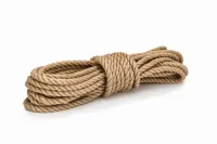 Канат джутовый ДТ тросовой свивки d.   8 мм в отрезках по 20 м