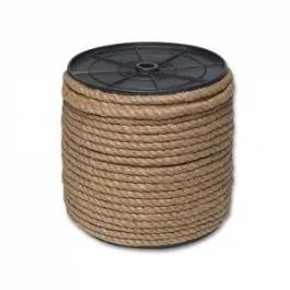 Канат джутовый ДТ тросовой свивки d. 10 мм на кат. 200 мм