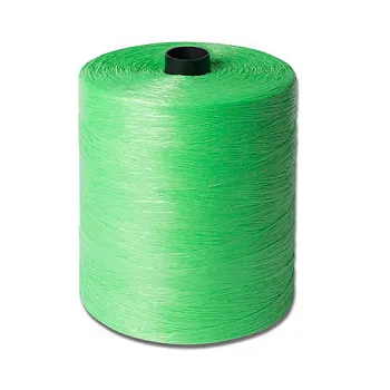 Нить полипропиленовая 1000 текс зеленая на ПП гильзе d. 35 мм, кг